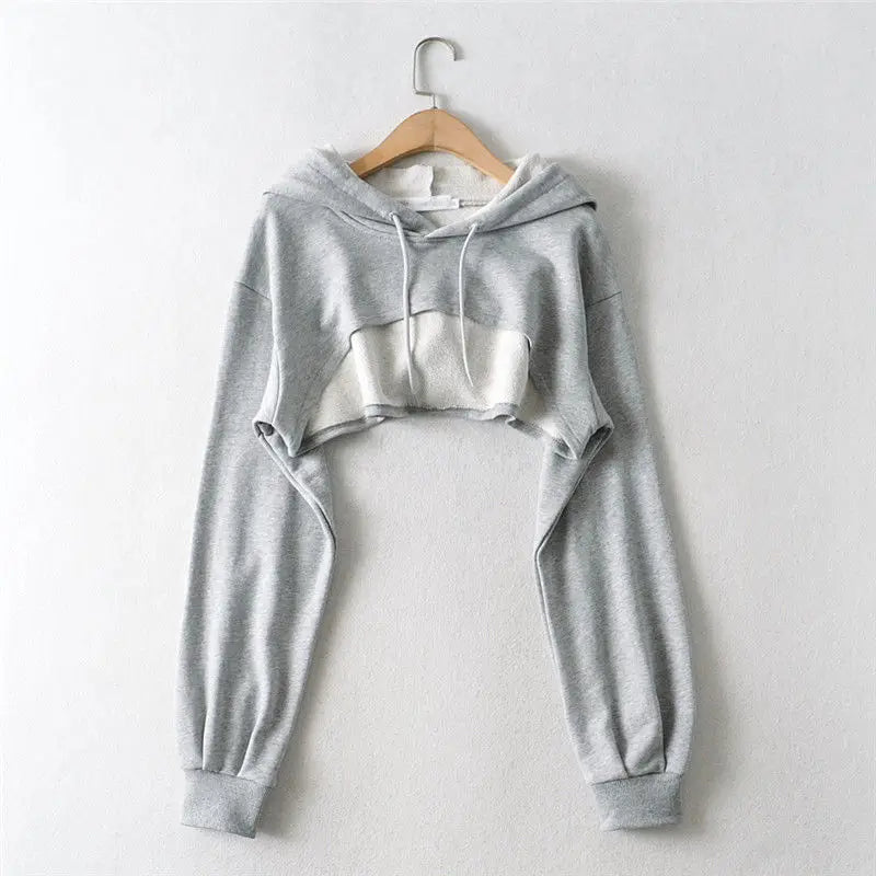 With Hat Hoodies Women Basic Design Young Korean Fashion Mujer All-match Teens Simple Cool Loose Y2k Cozy Street Wear Popular