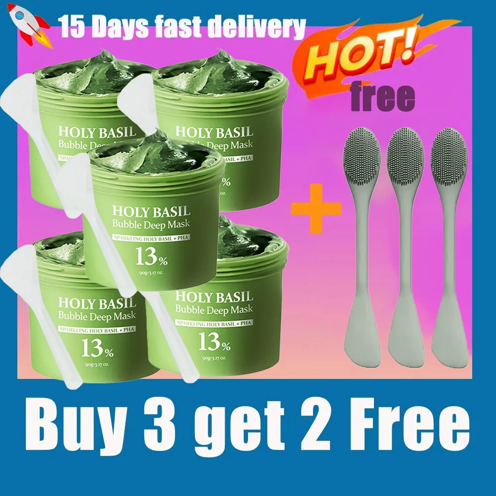 Holy Basil Sparking Bubble Mask 90g.