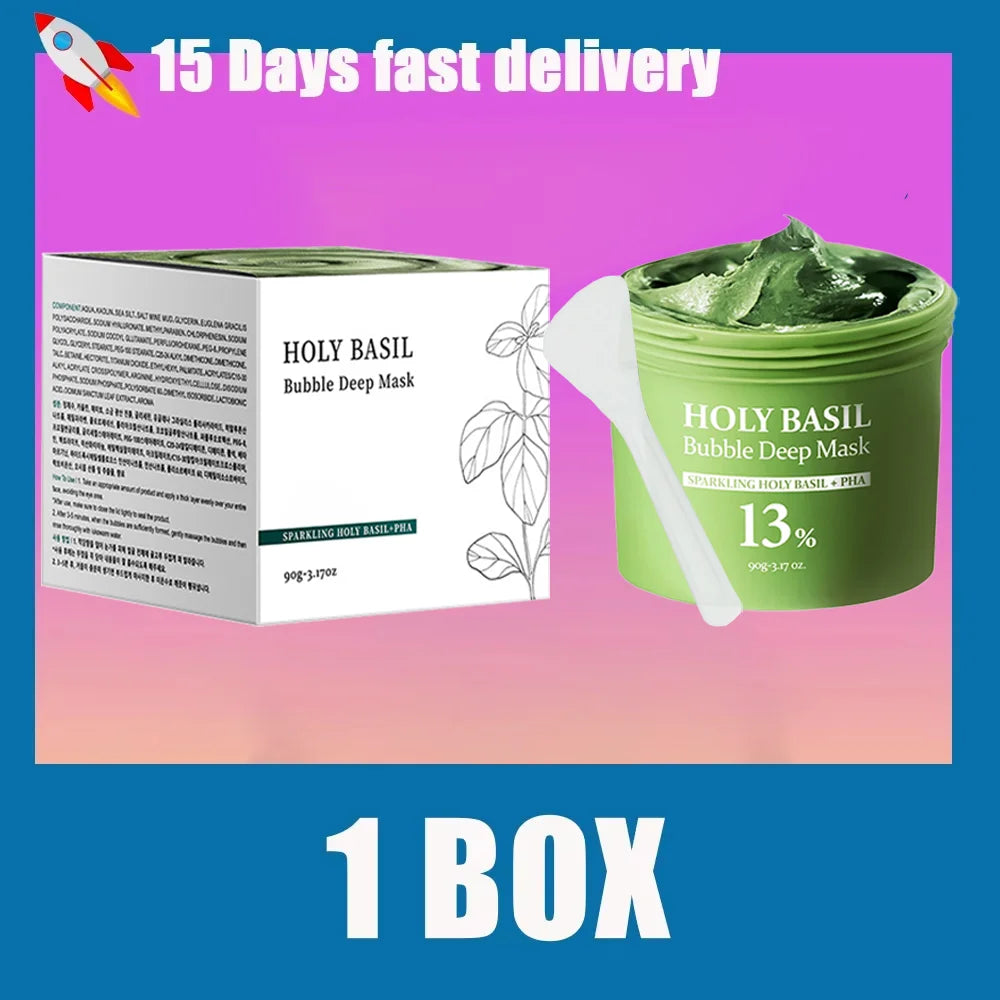 Holy Basil Sparking Bubble Mask 90g.