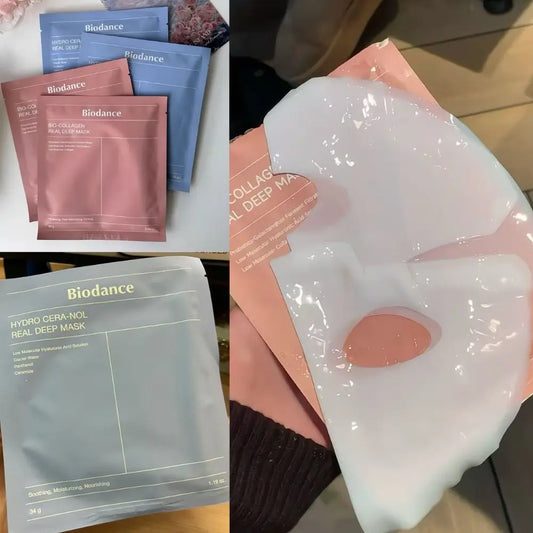 Korean Biodance Bio-Collagen Patch Mask Moisturizing Anti-wrinkle Shrink Pores And Brightening Antioxidant Improve Dullness