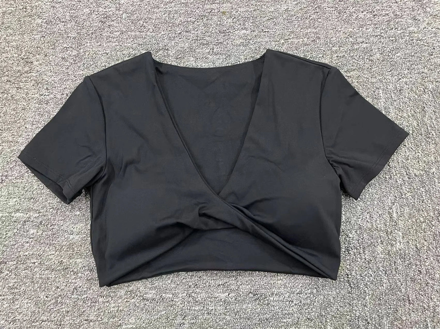 Sexy Crop Top Short Sleeve Push Up Yoga Shirt Women Tops Fitness Workout Top Gym Clothes Sportswear Summer Running T-shirts