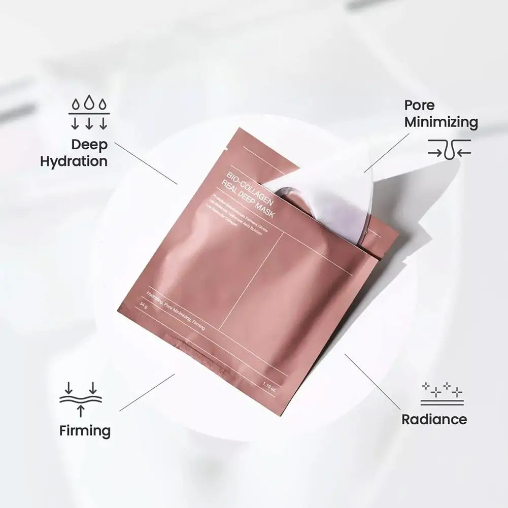 1/5/10pcs Bio-Collagen Face Mask Collagen Protein Hydrogel Soft Gel Mask Deep Moisturizing For Women Skin Care Products 2026