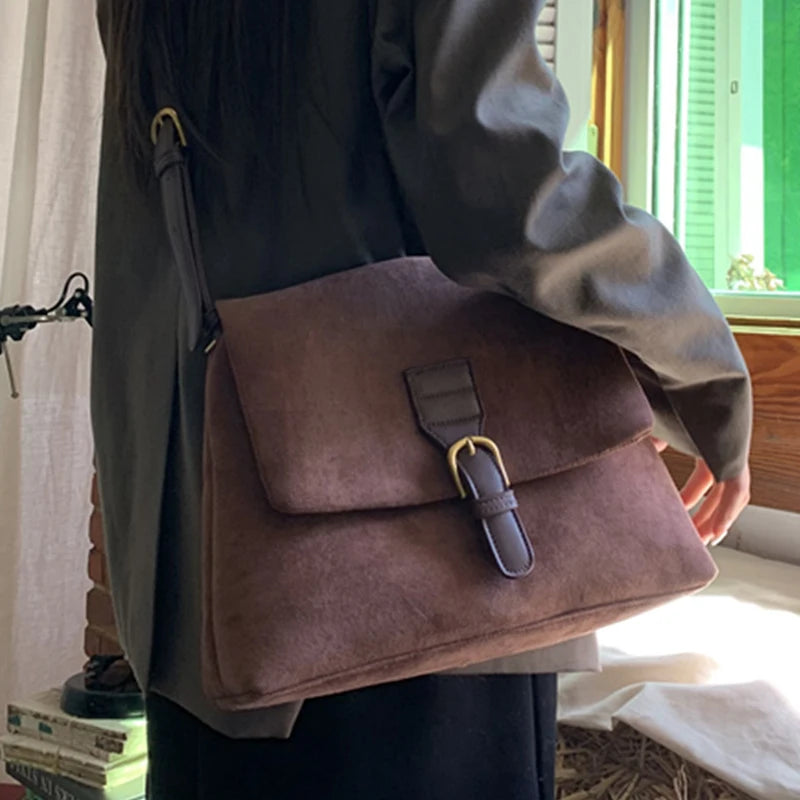 Matte Leather Large Capacity Handbag Female Underarm Shoulder Bag Fashion Messenger Crossbody Bags for Women Luxury Design Totes