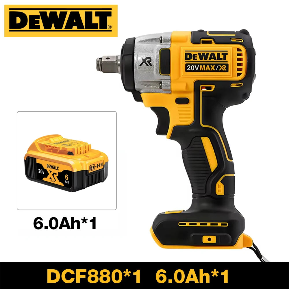 Dewalt DCF880 3300RPM Brushless Impact Wrench High Torque Cordless Electric Wrench Tire Repair Tool Rechargeable Power Tools