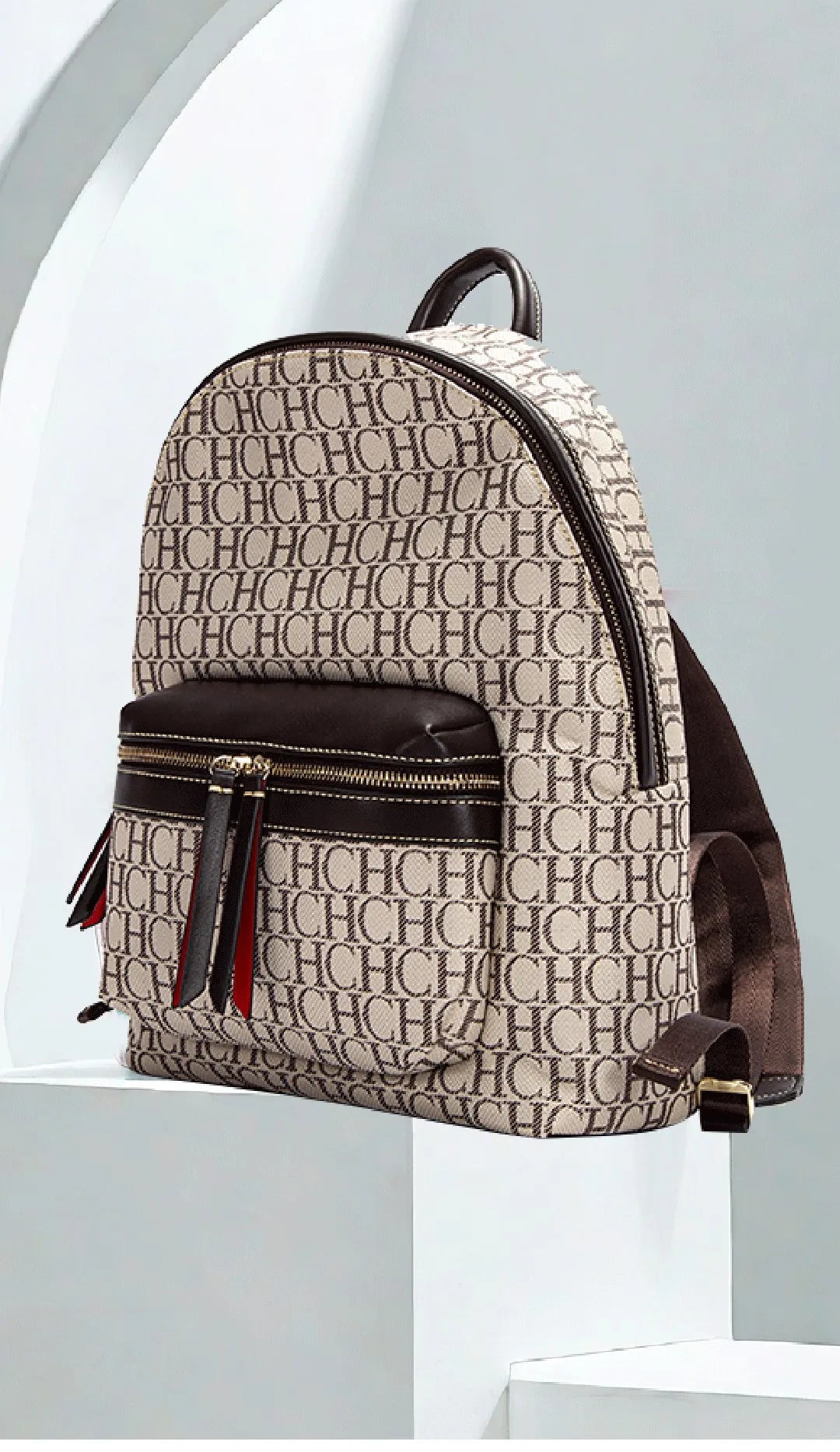 CH Luxury Brand Backpack New Designer Large Capacity Fashionable Versatile Campus Bag for Male and Female Students