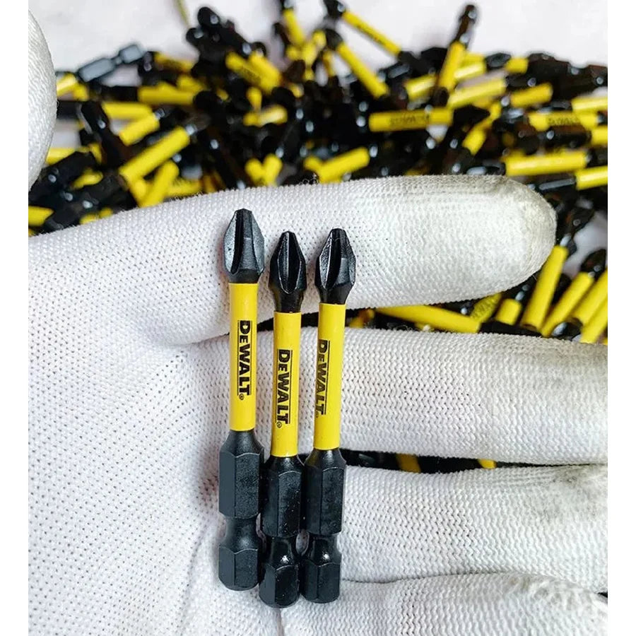 DEWALT 2/5/10PCS PH2 57mm Original Impact Screwdriver Bit High Hardness Electric Screwdrivers Drill DWA2PH21RB