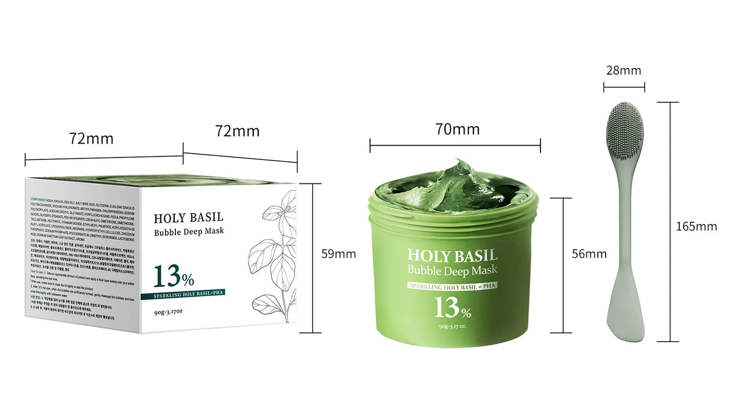 Holy Basil Sparking Bubble Mask 90g.