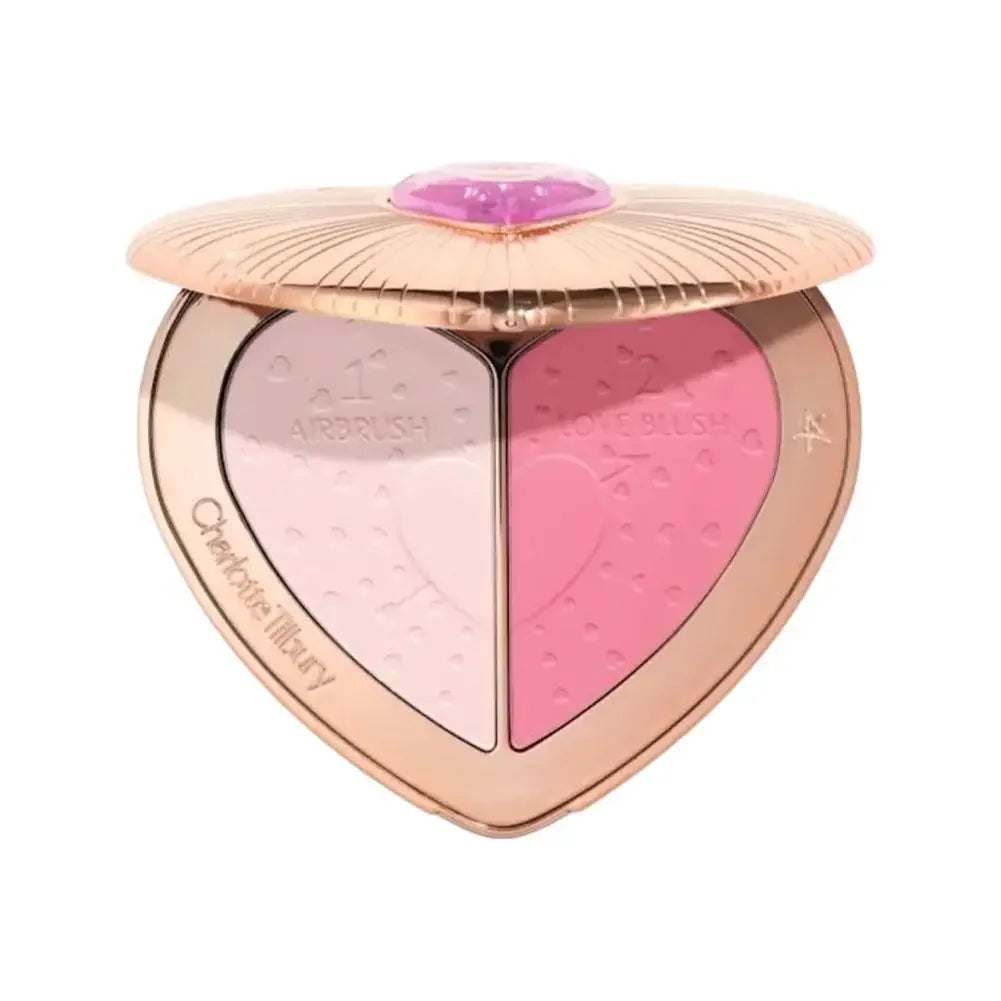 Charlotte Tilbury Aesthetic Scenery Eye Shadow Starlight Pink Soft Light Bicolor Disc Two Color Love Treasure Box Powder Blusher