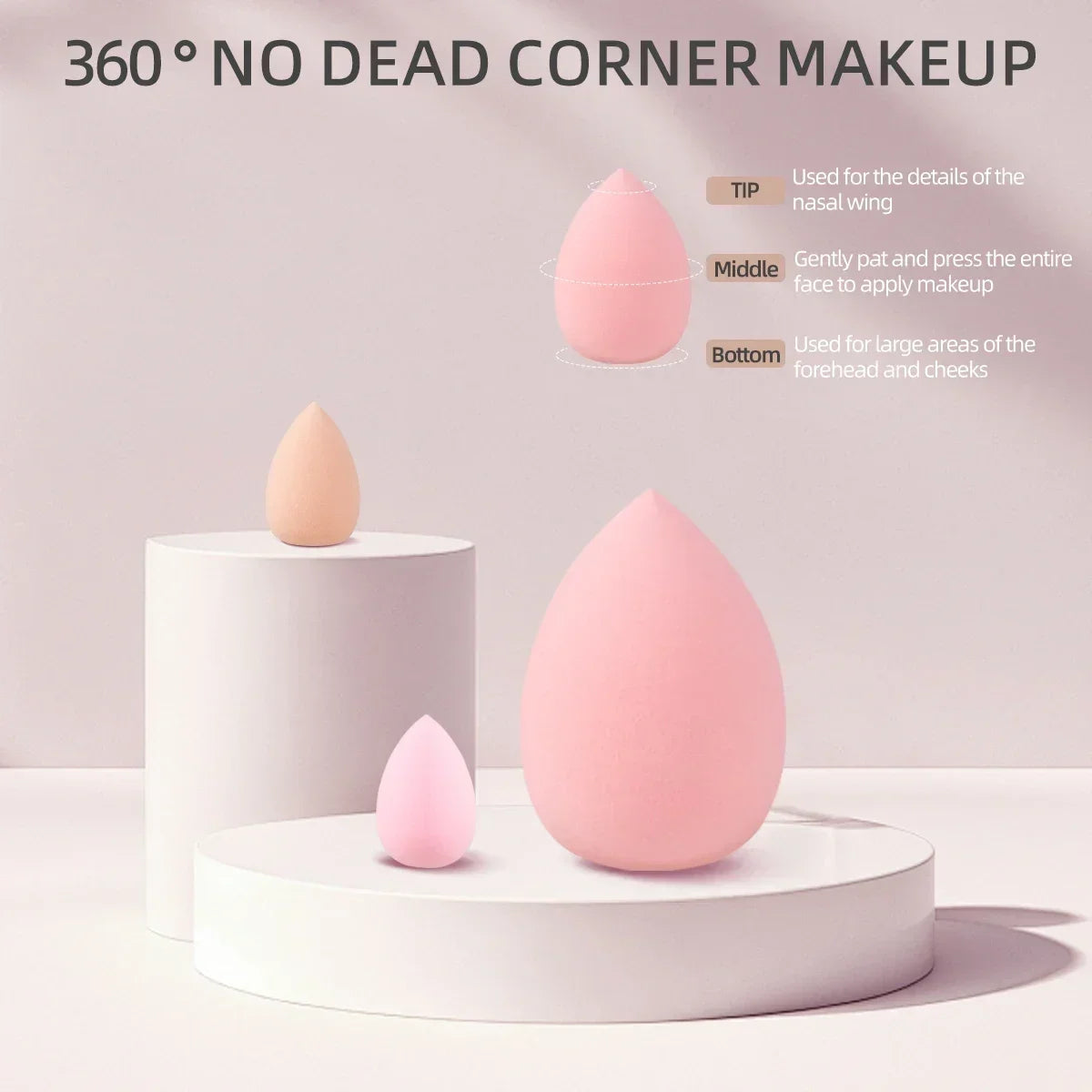 Makeup Brushes and Sponges Set, Pink Makeup Puff, Beauty Egg, Headband, Wristband Remover Kit, Makeup Tool, Gift 20-32pcs