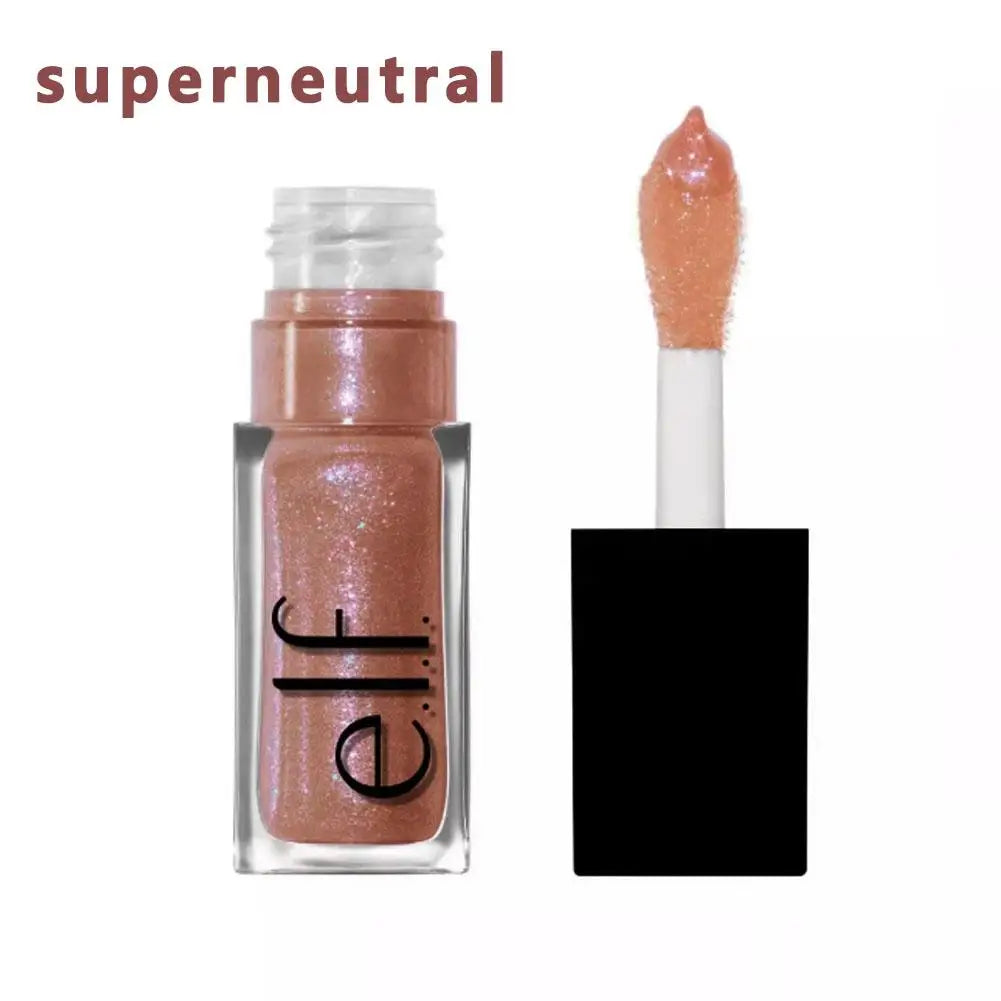 Lip Gloss Shiny Crystal - Long-Lasting Lustrous Lip Color Hydrating Non-Sticky Gluten-Free Beauty Cosmetic for Daily Makeup Look