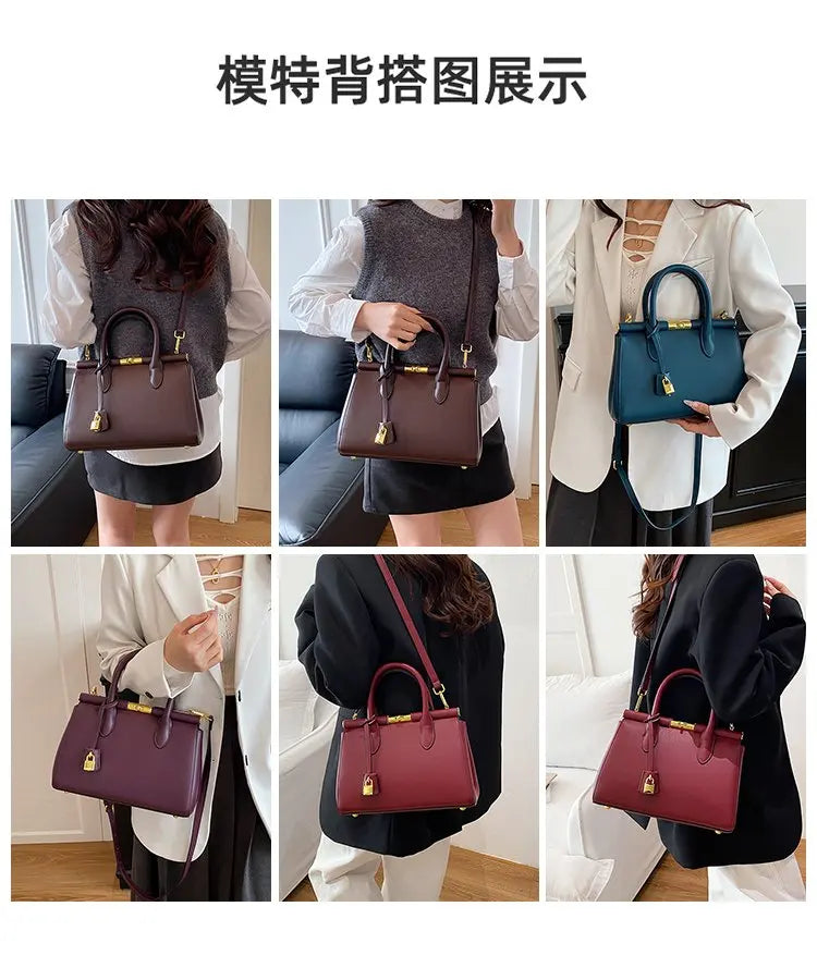 Stylish Large Single Shoulder Bag For Women 2026 Spring Collection Zipper Closure Handbag Ladies Shoulder Tote Purse