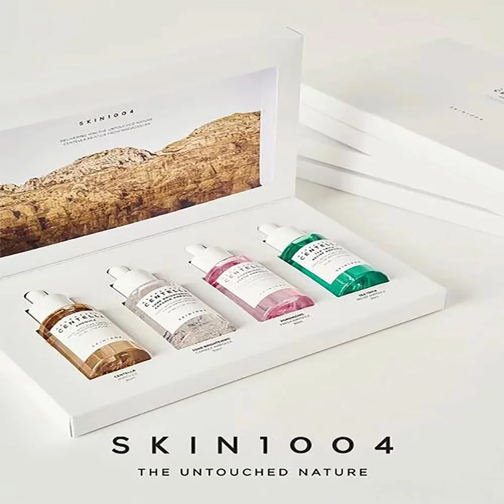 Skin1004 Korean Skincare Centella 4-Piece Set - Serum+Ampoule+Toner+Cream for Sensitive Skin