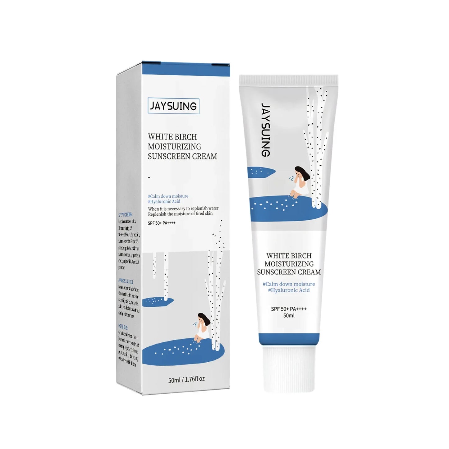Round LAB Sunscreen for Face PF50+ PA++++ Sun Cream Birch Juice Moisturizing Skin Care Strong UV Protection Sunscreen