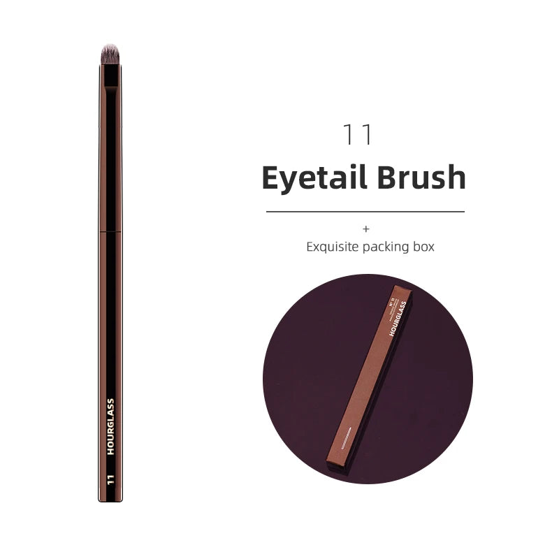 Hourglass Makeup Brush All Kinds Eyeshadow Foundation Concealer Powder Bronzer Blusher Eyeliner Retractable Professional Brushes