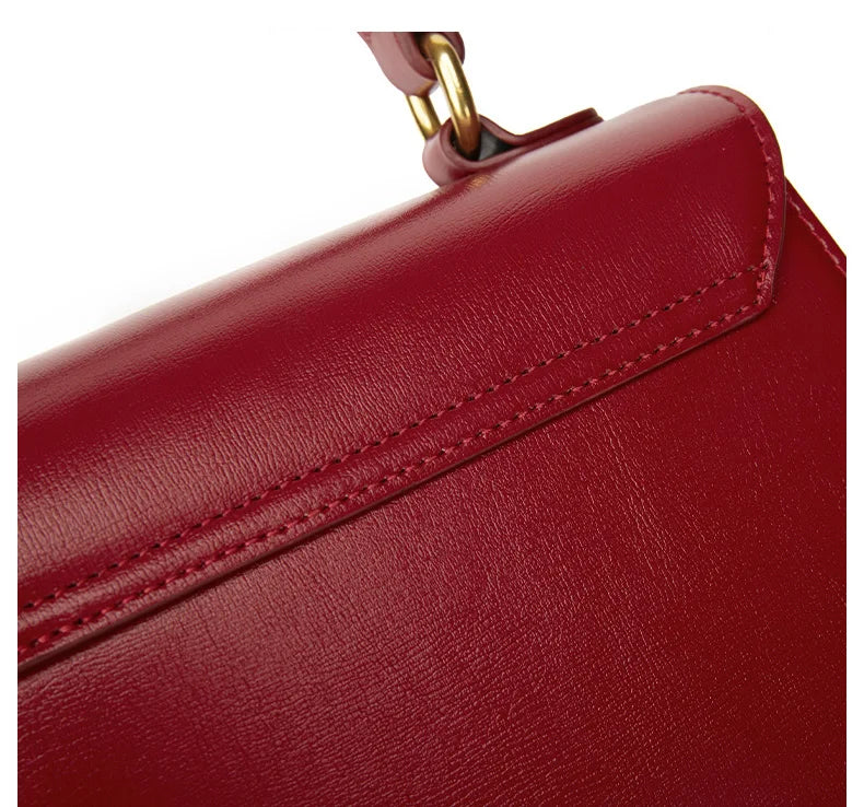 Luxury Handbag New PU Material Square Bag French Style Elegant Retro Single Shoulder Crossbody Bag Wedding Banquet Commuter