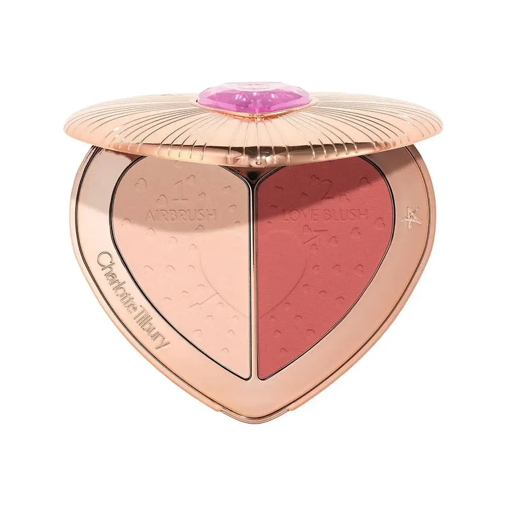 Charlotte Tilbury Aesthetic Scenery Eye Shadow Starlight Pink Soft Light Bicolor Disc Two Color Love Treasure Box Powder Blusher