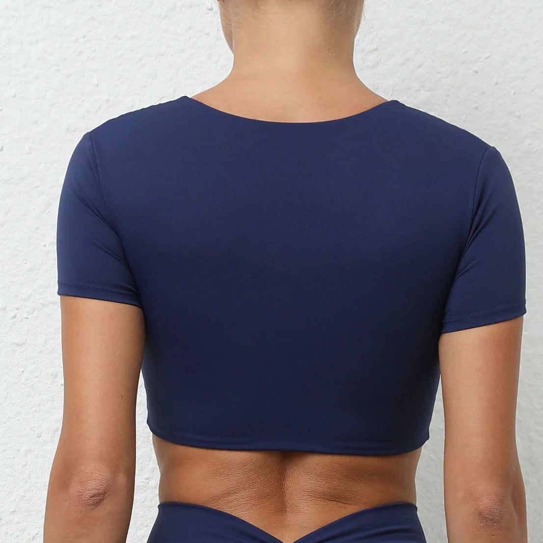 Sexy Crop Top Short Sleeve Push Up Yoga Shirt Women Tops Fitness Workout Top Gym Clothes Sportswear Summer Running T-shirts