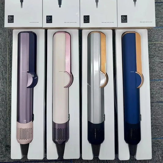 2 IN 1 Professional Hair Straightener & Hair Dryer Heat-Up Hair Flat Iron, Negative Ion Iron Long-Lasting Styling Tool 1.8M&2.7M