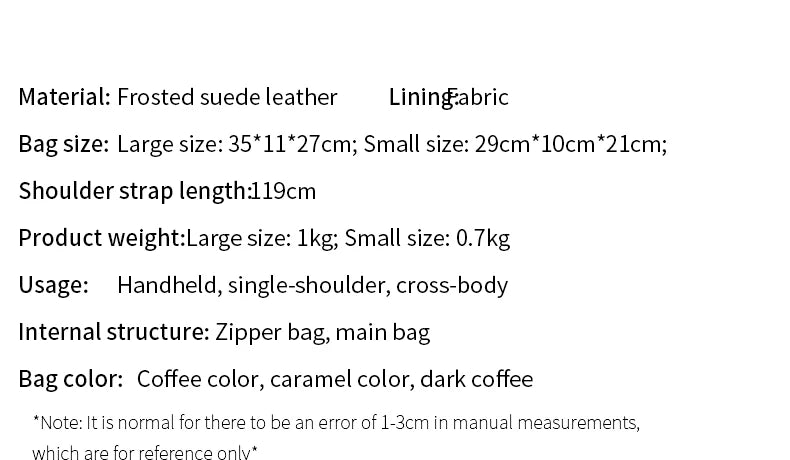 2025 Autumn Winter Women's Suede genuine leather Bag Shoulder Handbag Large Capacity Single Tote Bag Handbag Luxury Designer Bag