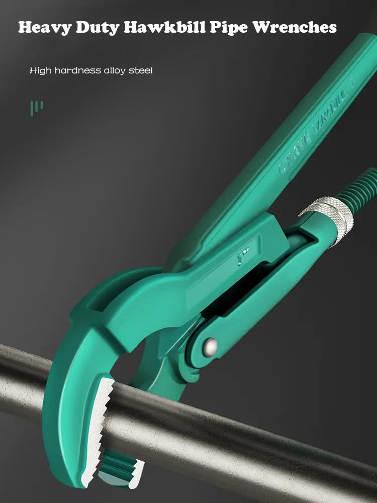 Multifunctional Chickpew Pliers Large Opening Hose Pliers Plumbing Multi-Wrench Quick Pipe Wrench Heavy Hand Tools