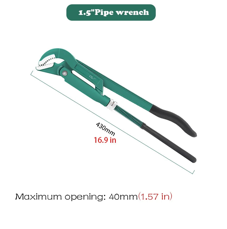 Multifunctional Chickpew Pliers Large Opening Hose Pliers Plumbing Multi-Wrench Quick Pipe Wrench Heavy Hand Tools