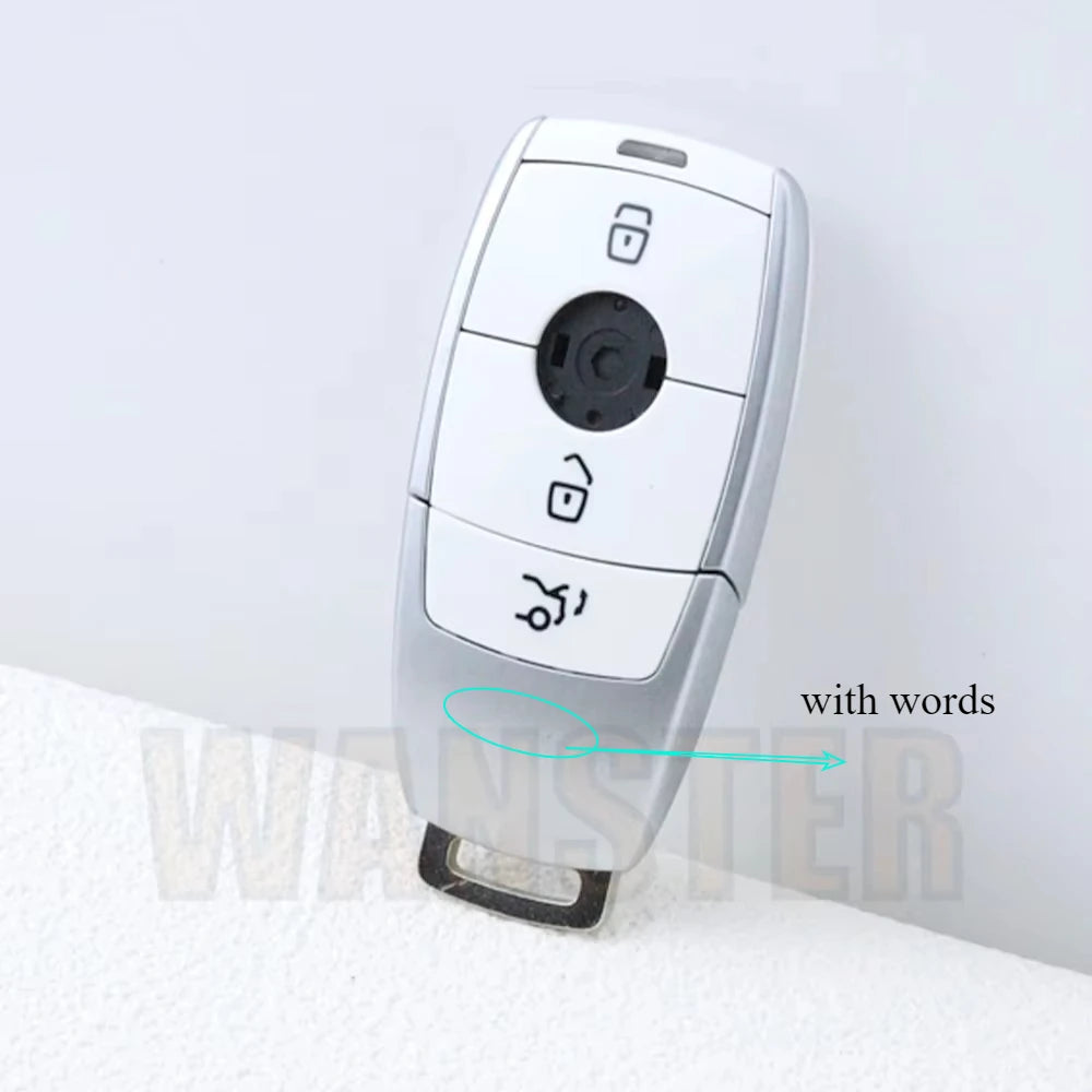 3 4 Bottons Car Key Fob Case Shell Housing for Mercedes Benz A C E S G Class GLC CLE CLA GLB GLS W177 W205 W213 W222 X167 AMG