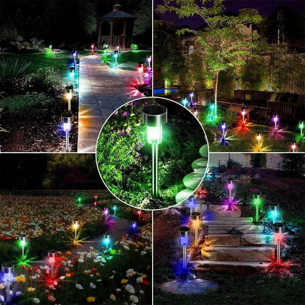 Outdoor Solar Landscape Lawn Lights,  Garden Lights, Waterproof Decoration Lights for  Pathways, Patio, Yards, Lawns, Walkways