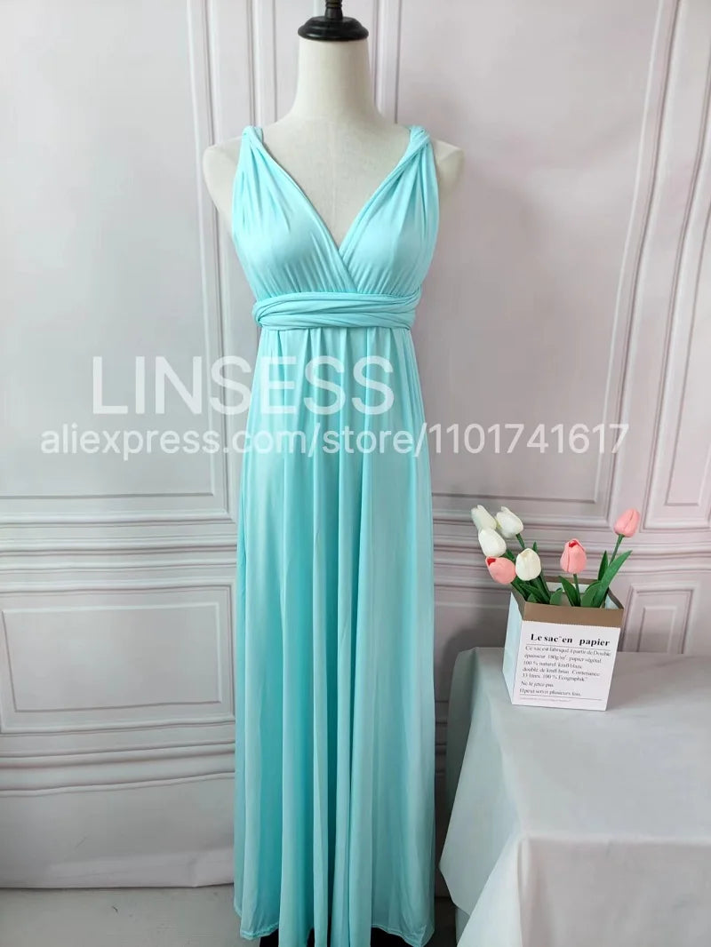 Rust Bridesmaid Dress Infinity Multiway Maxi Bridesmaid Dress Formal Wrap Wedding Evening Dress Wedding Cocktail Floor Length