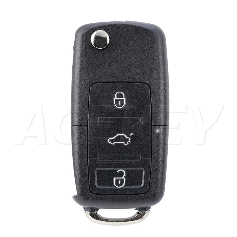 1K0959753G Car Remote Key Fob for VW VOLKSWAGEN Golf Jetta Caddy EOS SIROCCO Tiguan Touran Skoda ID48 chip 433Mhz Flip Key Box