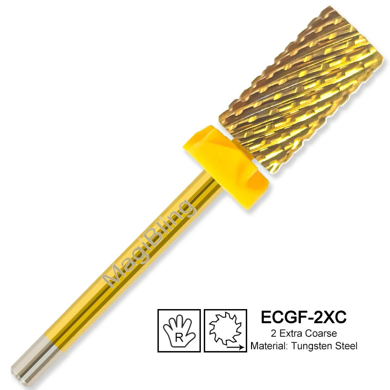 Milling Cutter Golden Carbide Nail Drill Bits For Electric Nail Drill Manicure Machine Pedicure Nail Files Accessories