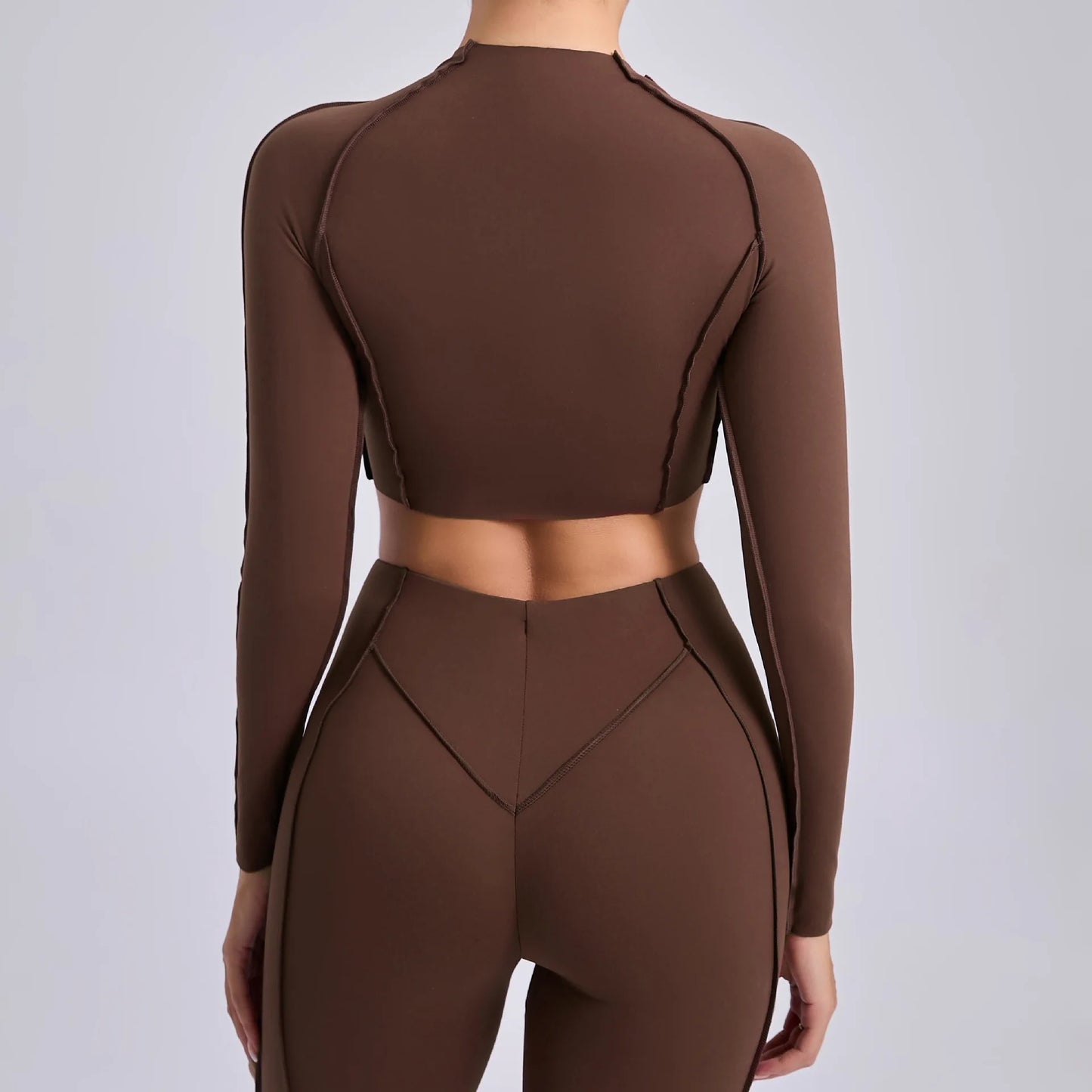 Seamless Yoga Shirts Sports Fitness Tight Quick-drying Long-Sleeved Yoga T-shirt Dance Running Workout Gym Sports Tops for Women