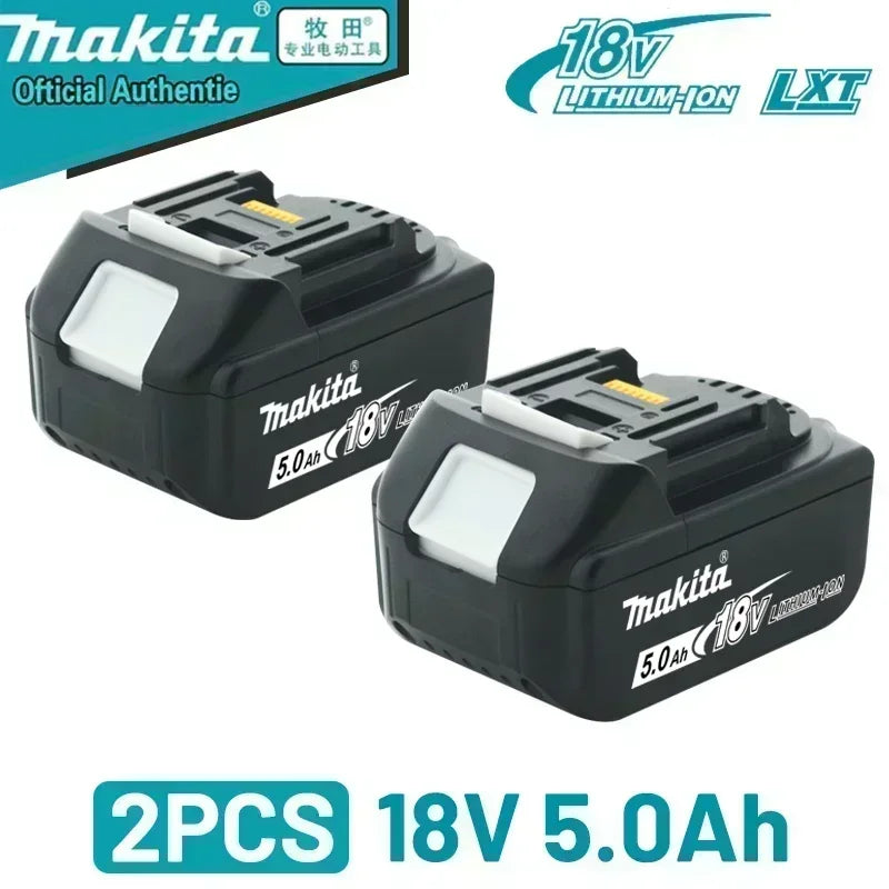Original Makita 18V battery 6.0Ah Two Batteries One Charger Fast Charge DC18RC+BL1860B  makita outillages kit complet