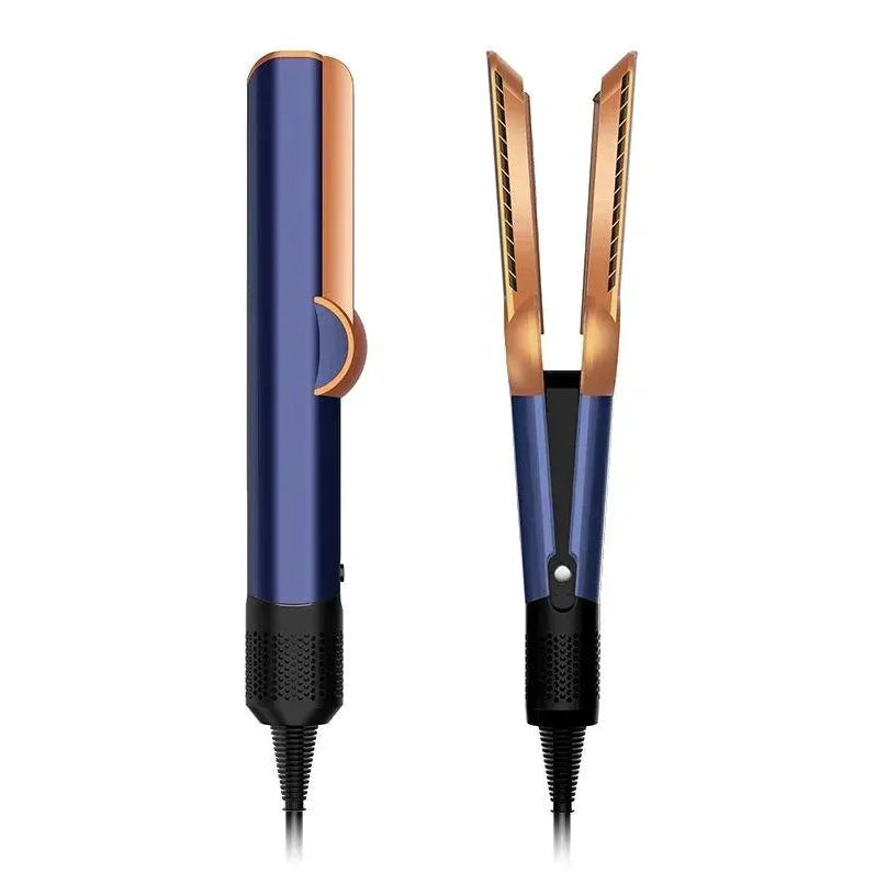 2 IN 1 Professional Hair Straightener & Hair Dryer Heat-Up Hair Flat Iron, Negative Ion Iron Long-Lasting Styling Tool 1.8M&2.7M