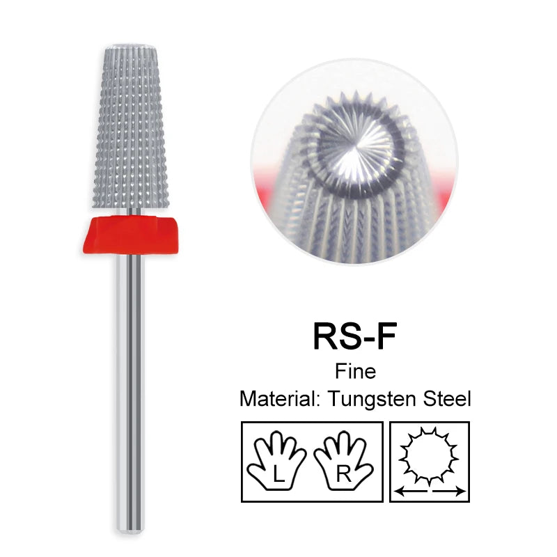 Milling Cutter Golden Carbide Nail Drill Bits For Electric Nail Drill Manicure Machine Pedicure Nail Files Accessories