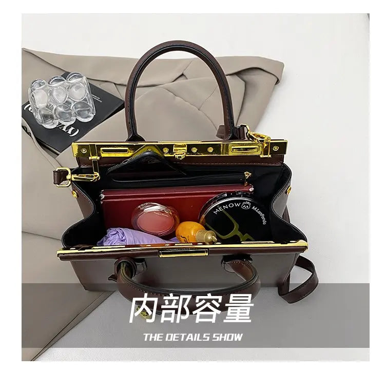 Stylish Large Single Shoulder Bag For Women 2026 Spring Collection Zipper Closure Handbag Ladies Shoulder Tote Purse