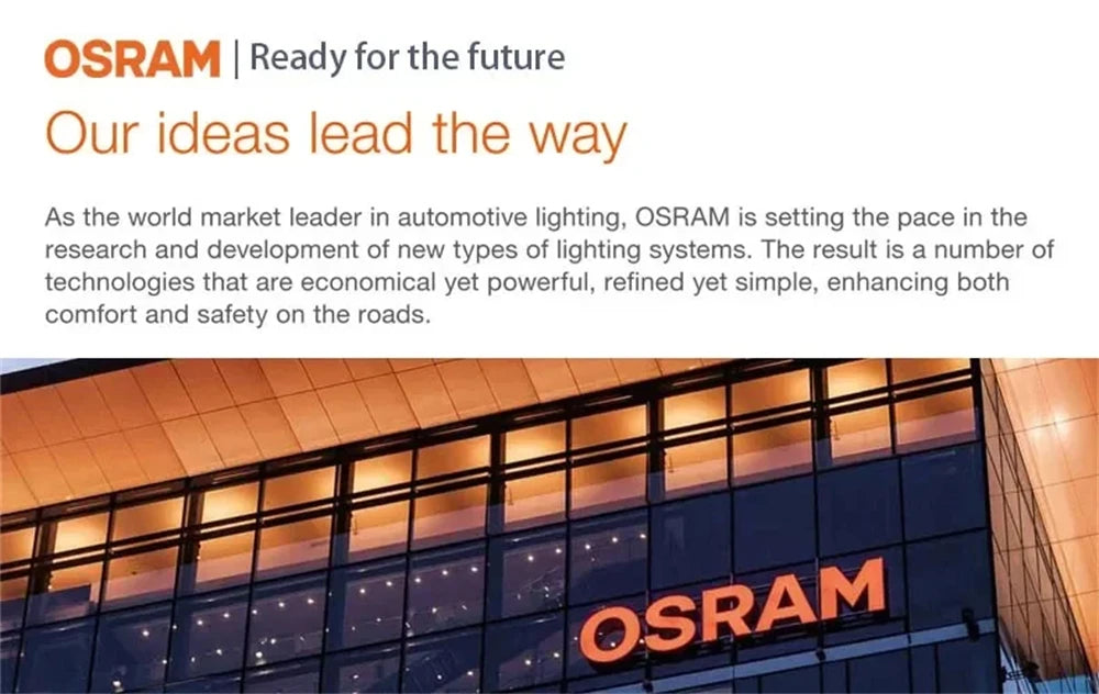 OSRAM H7 64210 PX26d ORIGINAL LINE Lamp 3200K Headlight 12V 55W Hi/lo Beam Car Halogen Standard Bulbs ECE Made in Germany