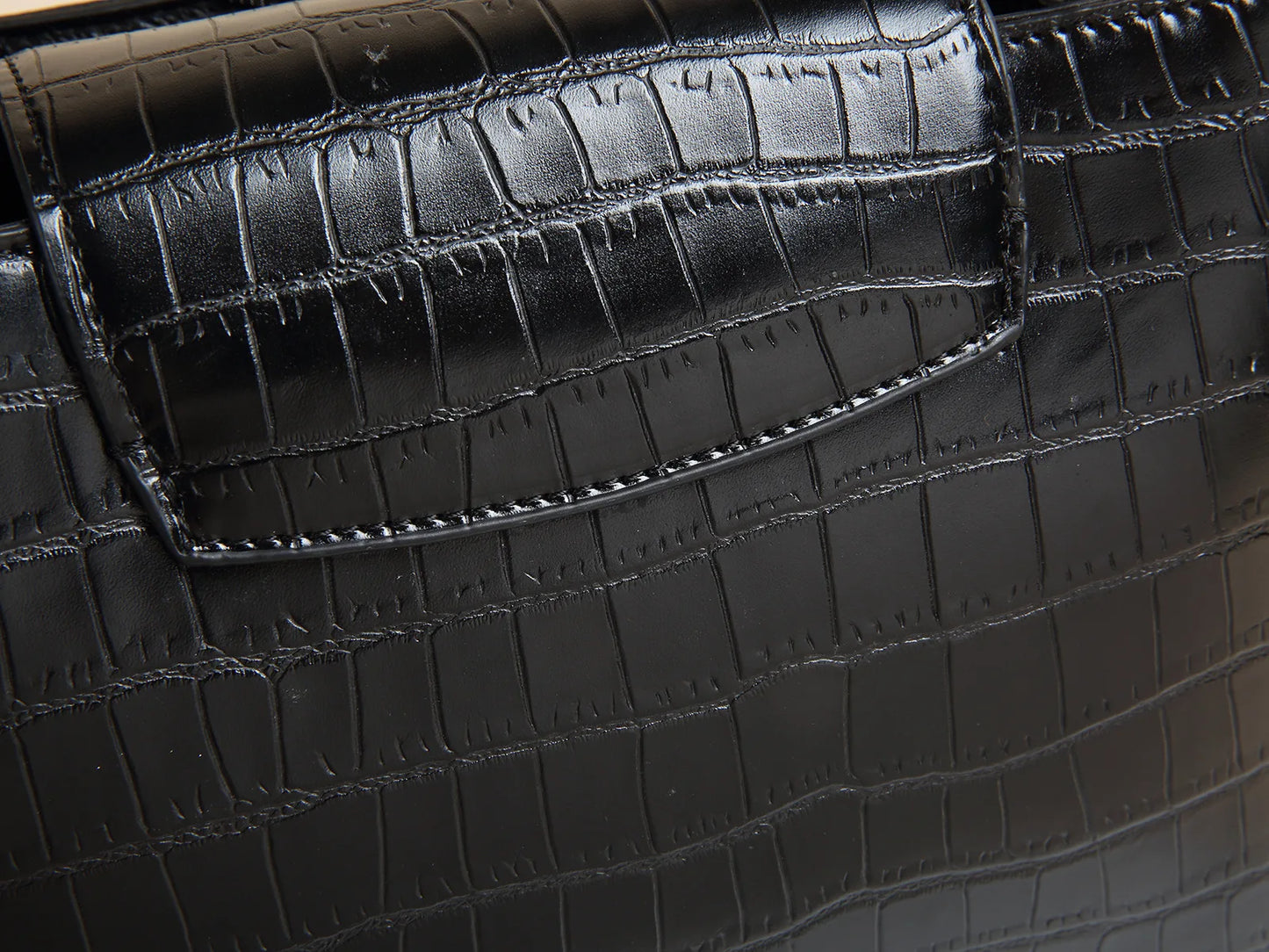 New Bright Leather Stone Pattern Women's Handbag Fashion Shoulder Messenger Bag Crocodile Pattern Portable Shell Bags 2025