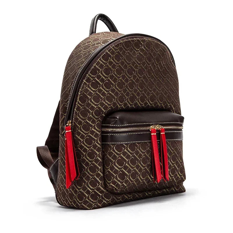 CH Luxury Brand Backpack New Designer Large Capacity Fashionable Versatile Campus Bag for Male and Female Students