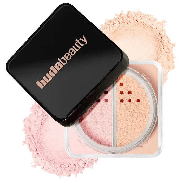 Huda Beauty Loose Powder Baked Setting Long Lasting Control Oil Formal Makeup Powder Face Matte Waterproof Brightening Concealer