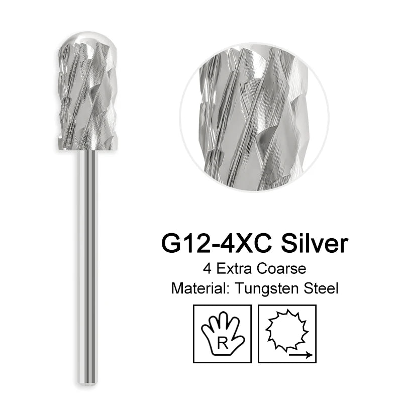 Milling Cutter Golden Carbide Nail Drill Bits For Electric Nail Drill Manicure Machine Pedicure Nail Files Accessories