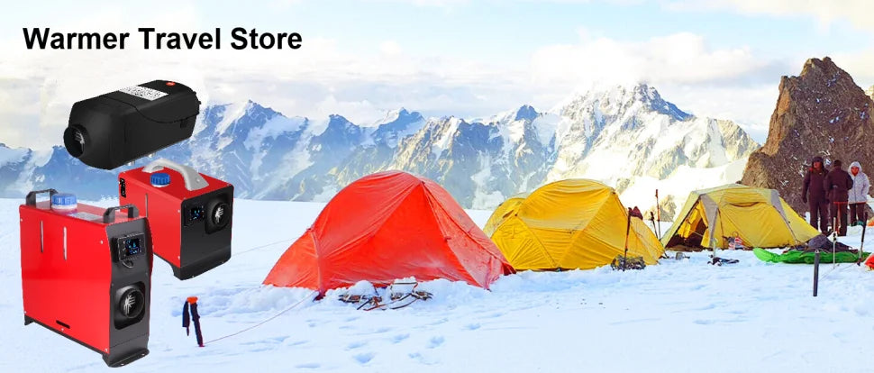 12V/24V Car Heater 2KW/5KW/8KW Diesel Air Heater 6-Buttons LCD Thermostat Parking Heater Fast Heating For Truck Camper Van