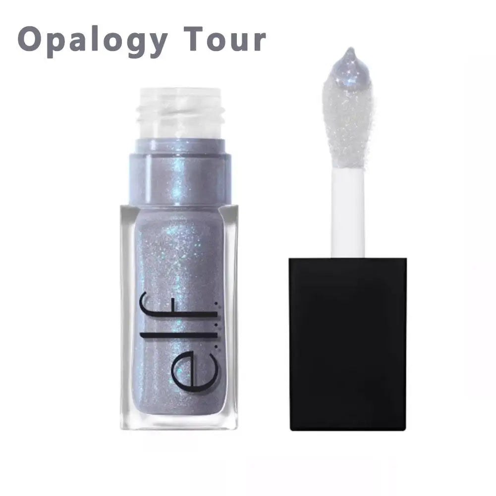 Lip Gloss Shiny Crystal - Long-Lasting Lustrous Lip Color Hydrating Non-Sticky Gluten-Free Beauty Cosmetic for Daily Makeup Look