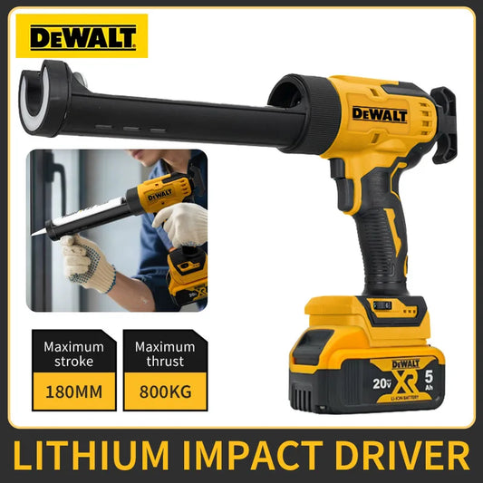 Dewalt Cordless Caulking Gun Electric Silicone Gun 6 Speeds Glass Glue Gun Filling Sealing Power Tool for Dewalt Battery