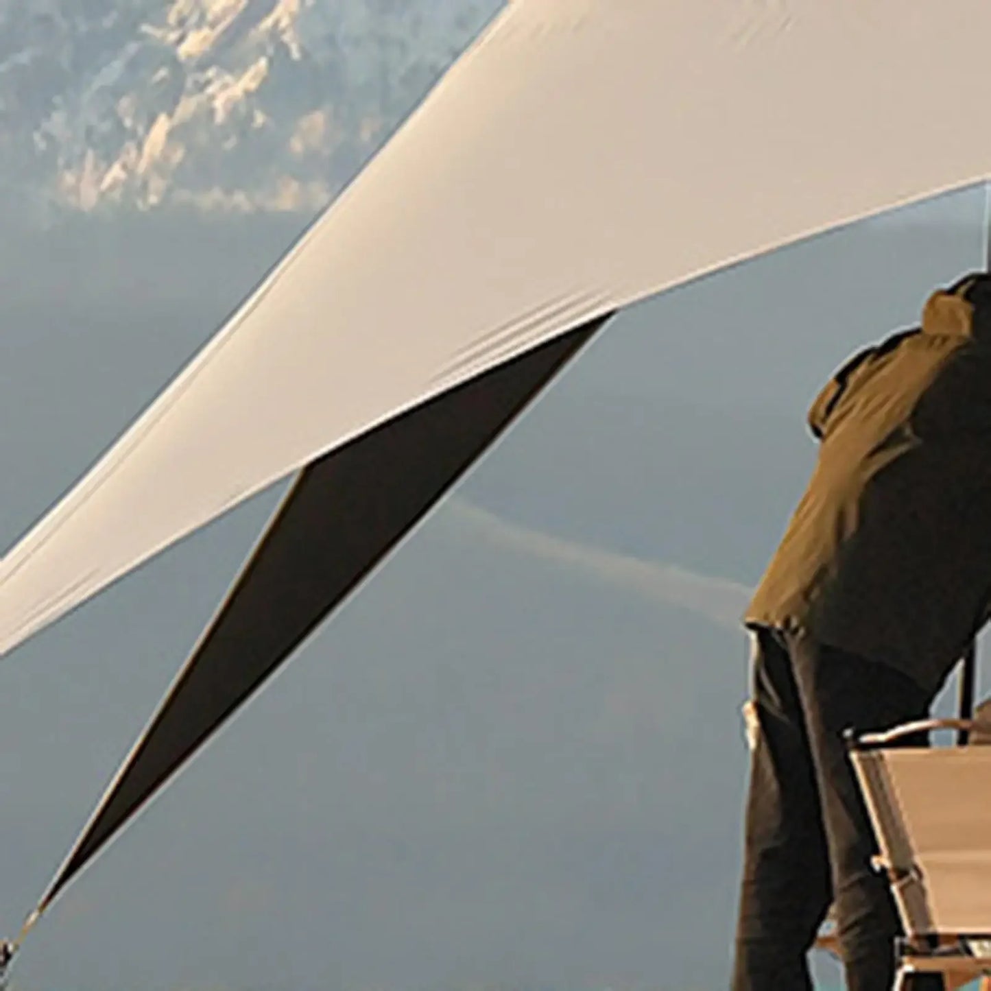 ACamping Gazebo Hexagonal Rainproof Shelter Foldable Quick-opening Windproof Butterfly Picnic Outdoor Shade Tent Outdoor Camping