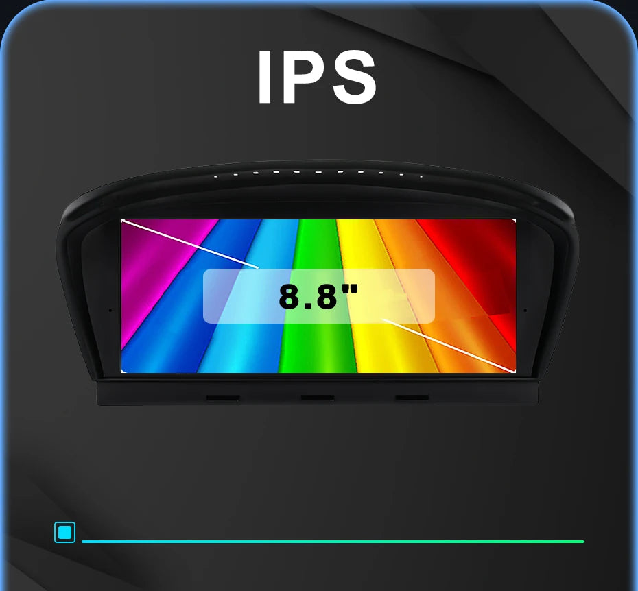 8.8" Car Multimedia linux Screen Carplay Android Auto For BMW 5/3 Series E60 E61 E63 E64 E90 E91 E92 2004-2012 autolink airplay