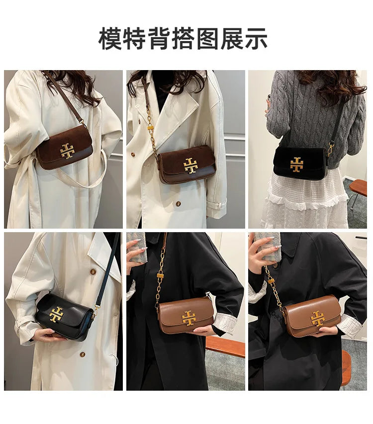 2025 Chic Vintage Box Bag - Versatile Luxury Vibe Top-Handle, Shoulder & Crossbody Purse for Commute