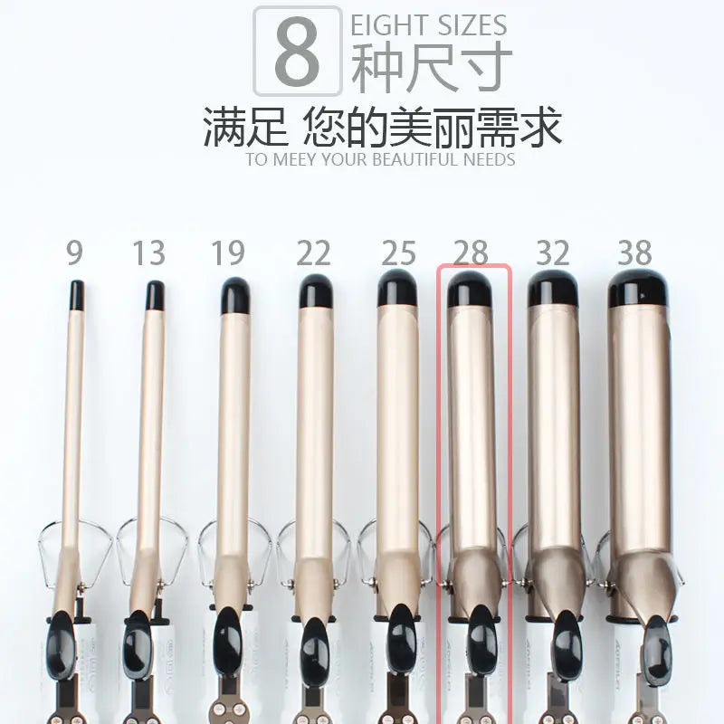 Hair Curlers Waves Electric Professional Ceramic Hair Curler Lcd Curling Iron Roller Curls Wand Waver Fashion Styling Tools
