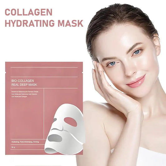 1/5/10pcs Bio-Collagen Face Mask Collagen Protein Hydrogel Soft Gel Mask Deep Moisturizing For Women Skin Care Products 2026