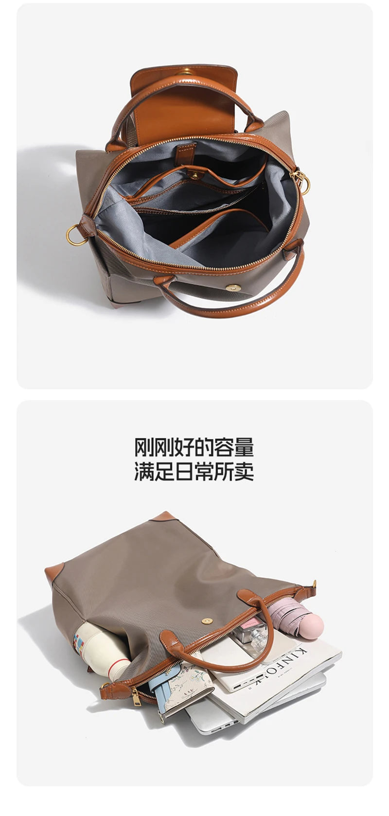 2025 High Quality Luxury Women Backpack Nylon  Female Handbag Students Schoolbag Travel Bag Pack Knapsack New Fashion