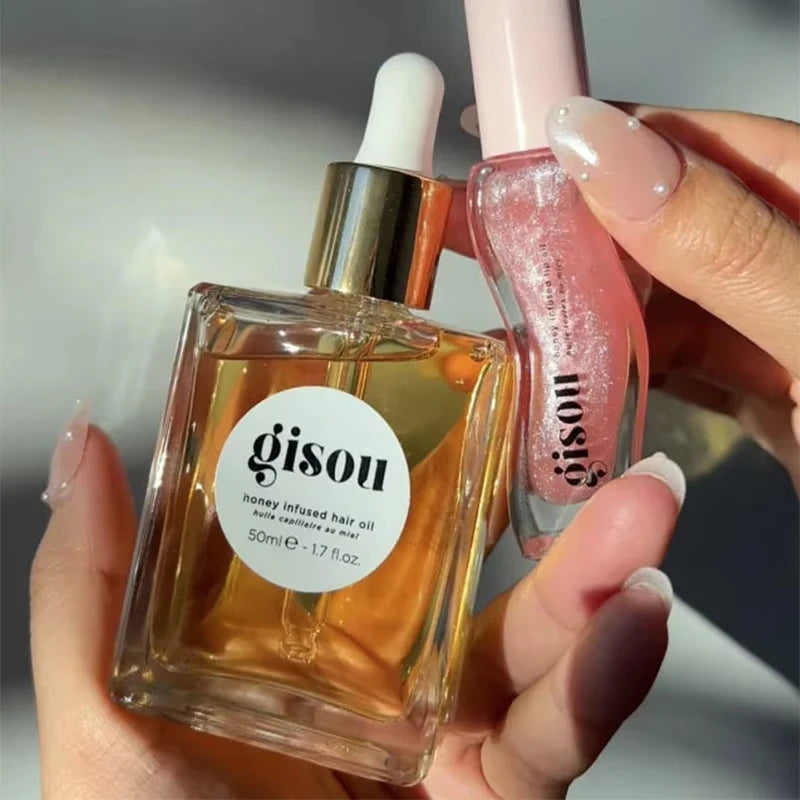 New Gisou Honey Infused Hair Oil Improve Dry Hair Care Essential Flexibility Smooth Long Lasting Fragrance Retention Conditioner